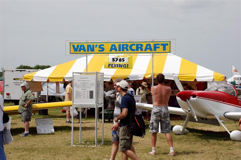 Van's Aircraft Tent